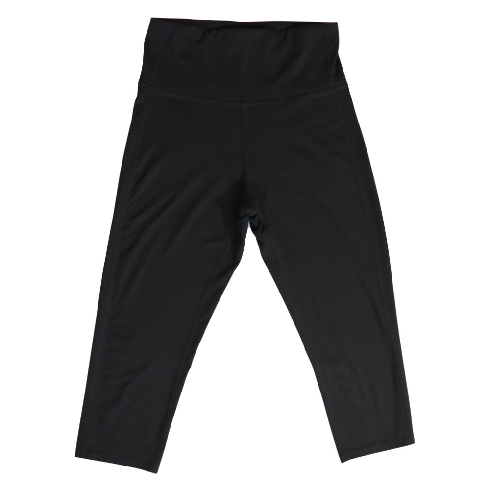 Champion DuoDry capri length black leggings (flawed)